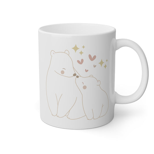 Taza blanca Familia Ositos