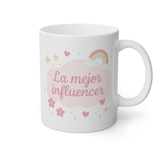 Taza blanca La Mejor Influencer
