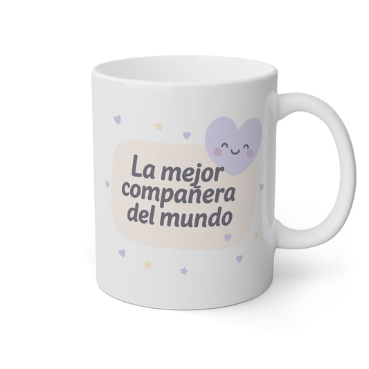 Taza blanca La Mejor Compañera