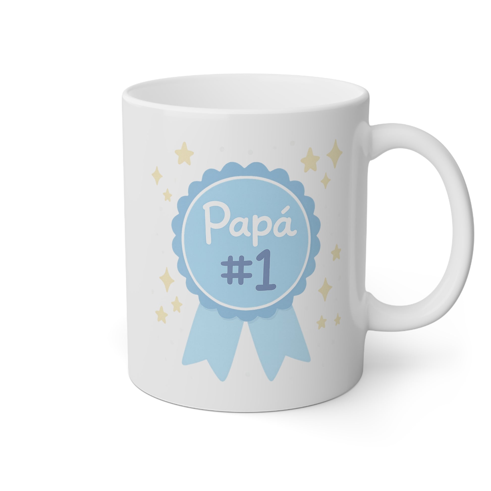 Taza blanca papá número 1