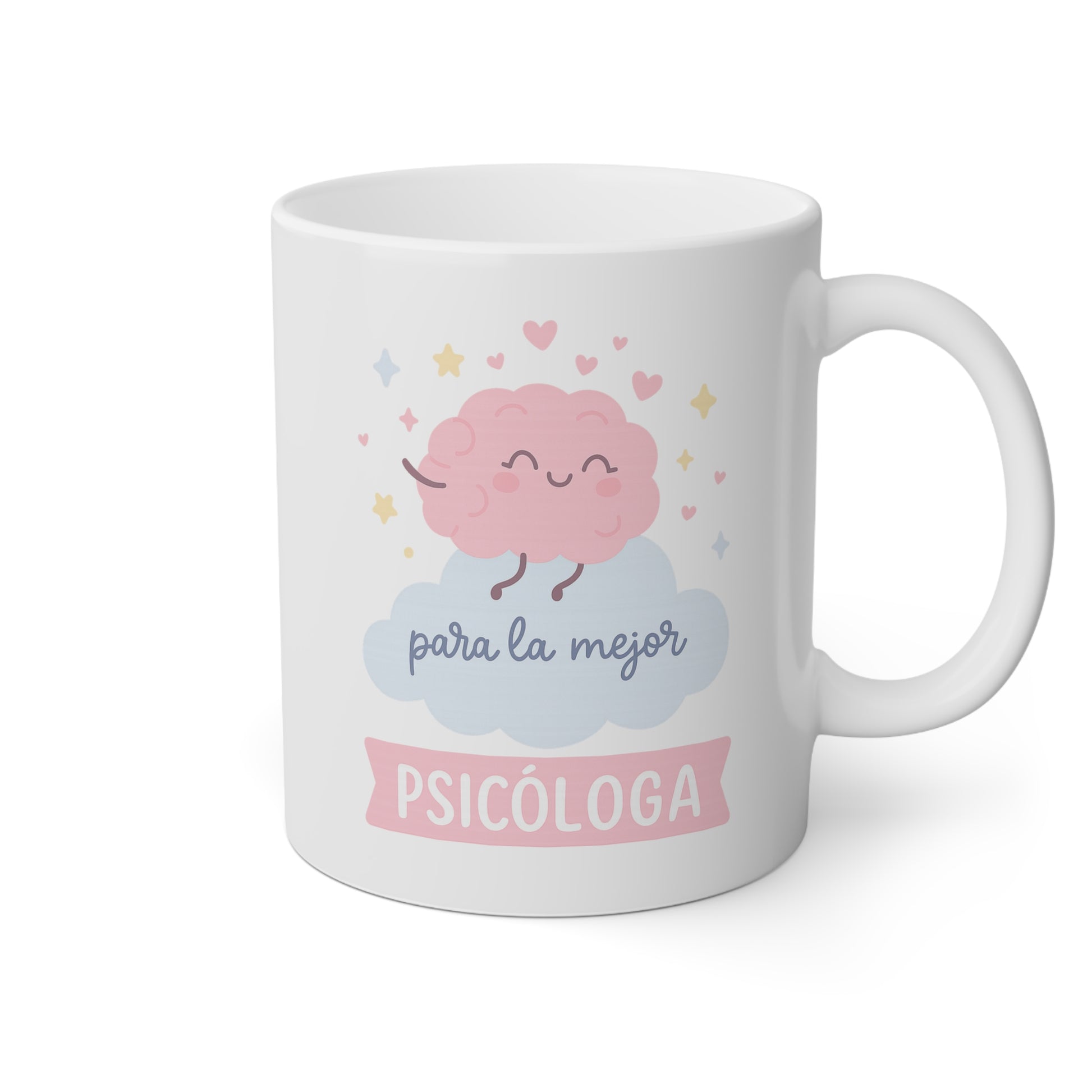 Taza blanca Para La Mejor Psicologa