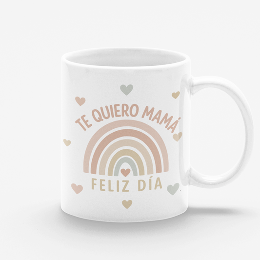Taza blanca Te Quiero Mamá